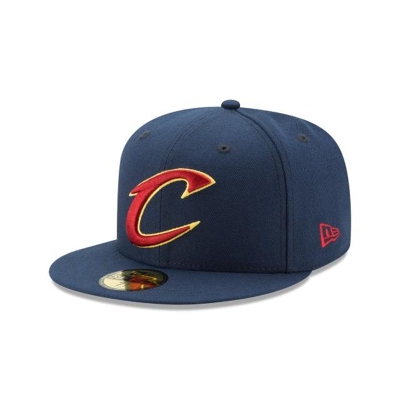 Blue Cleveland Cavaliers Hat - New Era NBA Team Color 59FIFTY Fitted Caps USA3265910